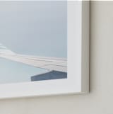 "Left Wing" - Art Print in Sky Blue by David Michuki - Frame Close-up