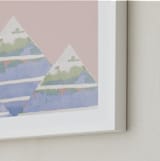 "Colorful Summit" - Art Print in Sienna by Akweley Creative - Frame Close-up