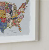 "USA in Bloom" - Art Print in Provincial by Jenna Holcomb - Frame Close-up