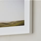 "Distance" - Art Print in Rolling Hills Green by Shannon Paras - Frame Close-up