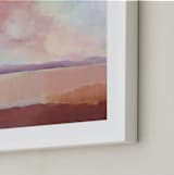 "Coral Desert" - Art Print in desert pink by AlisonJerry - Frame Close-up