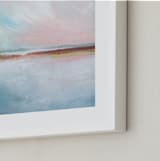 "Misty Bay" - Art Print in Misty Blue by AlisonJerry - Frame Close-up