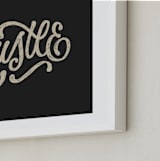 "Hustle" - Art Print in Street by Erin L. Wilson - Frame Close-up