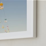 "Sky Gliding" - Art Print in Pale Sky Blue by Irene Suchocki - Frame Close-up