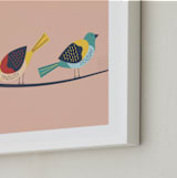 "Out on a Limb" - Art Print in Sunset by Wild Lily Designs - Frame Close-up