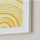 "In The Morning Sun" - Art Print in Yellows by Alex Isaacs Designs - Frame Close-up