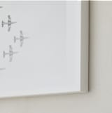 "Fly This Way" - Art Print in Smoky Grey by Heather Marie - Frame Close-up
