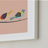 "Out on a Limb" - Art Print in Sunset by Wild Lily Designs - Frame Close-up