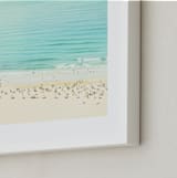 "Remembering a day by the Sea" - Art Print in Turquoise Sea by Jacquelyn Sloane Siklos - Frame Close-up