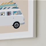 "Venice Beach" - Art Print in Sand by Jenna Holcomb - Frame Close-up