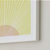 "Pastel Sunrise" - Art Print in Sunshine by Kerry Doyle - Frame Close-up
