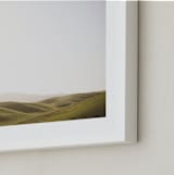 "Distance" - Art Print in Rolling Hills Green by Shannon Paras - Frame Close-up