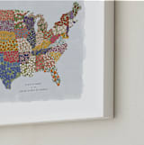 "USA in Bloom" - Art Print in Provincial by Jenna Holcomb - Frame Close-up