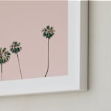 "Five" - Art Print in rose smoke by Caroline Mint - Frame Close-up