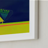 "Arcade" - Art Print in 80s Neon by Kaitlin Rebesco - Frame Close-up