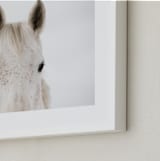 "Pollock" - Art Print in White by Amy Carroll - Frame Close-up