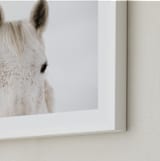 "Pollock" - Art Print in White by Amy Carroll - Frame Close-up