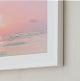 "Sorbet Sea 3" - Art Print in pink by Kamala Nahas - Frame Close-up
