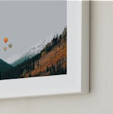 "Above and Beyond" - Art Print in Sky by Irene Suchocki - Frame Close-up