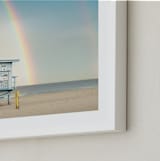 "Rainbow Days" - Art Print in Sky Blue by Shannon Howard - Frame Close-up