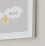 "stellina" - Art Print in Cloud by chocomocacino - Frame Close-up