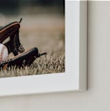 "For The Big Game 2" - Art Print in Field by Janet Cruz - Frame Close-up