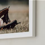"For The Big Game 2" - Art Print in Field by Janet Cruz - Frame Close-up