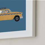"New York" - Art Print in Taxi by Jenna Holcomb - Frame Close-up