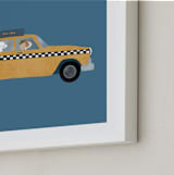 "New York" - Art Print in Taxi by Jenna Holcomb - Frame Close-up