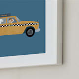 "New York" - Art Print in Taxi by Jenna Holcomb - Frame Close-up