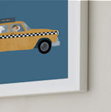 "New York" - Art Print in Taxi by Jenna Holcomb - Frame Close-up