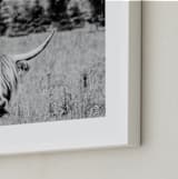 "Junior" - Art Print in Onyx by Janet Cruz - Frame Close-up