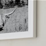 "Junior" - Art Print in Onyx by Janet Cruz - Frame Close-up