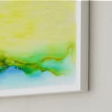 "Still Sunshine" - Art Print in Yellow by Alex Isaacs Designs - Frame Close-up