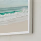 "Natures Perfection" - Art Print in aqua green by Debra Butler - Frame Close-up