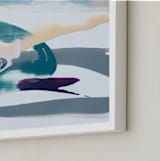"Divine Antics" - Art Print in Green by Misty Hughes - Frame Close-up