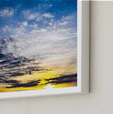 "Last rays" - Art Print in sunny yellow  by NSMARK - Frame Close-up