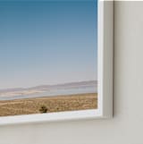 "Mono Lake" - Art Print in Lake Blue by Anna Western - Frame Close-up