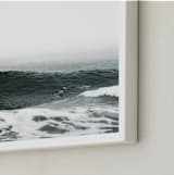 "Mariner's Muse 2" - Art Print in deep ocean by Kamala Nahas - Frame Close-up