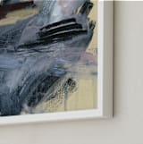 "A Fleeting Moment" - Art Print in fleeting crimson by Lauren Packard - Frame Close-up