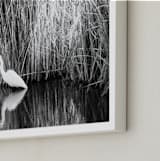 "Safe place" - Art Print in black and white by NSMARK - Frame Close-up
