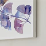 "SOFTLY GINKGO" - Art Print in Soft violet by Amelia Gluba - Frame Close-up