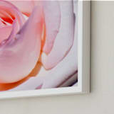 "Internal light" - Art Print in Rosy pink by NSMARK - Frame Close-up