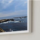 "Meet the Pacifics" - Art Print in Ocean blue by NSMARK - Frame Close-up
