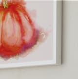 "Splendid Cinderella" - Art Print in pale melon by Amelia Gluba - Frame Close-up
