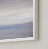 "High Above the Clouds" - Art Print in Sky Pink by Gray Star Design - Frame Close-up