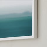 "Drive" - Art Print in Dark Turquoise by Johanna Phillips Huuva - Frame Close-up