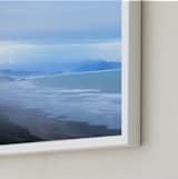"Foggy Coast of Pacific" - Art Print in Foggy-blue by NSMARK - Frame Close-up