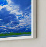 "Stormy clouds" - Art Print in Cloudy blue by NSMARK - Frame Close-up