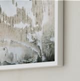 "Textured Birch" - Art Print in Putty by Melanie Severin - Frame Close-up